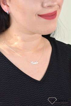 Naszyjnik srebrny celebrytka z imieniem BEATA DIA-NSZ-4928BEATA-925. Jest to doskonały upominek dla kobiety, która nosi właśnie to imię (2).JPG
