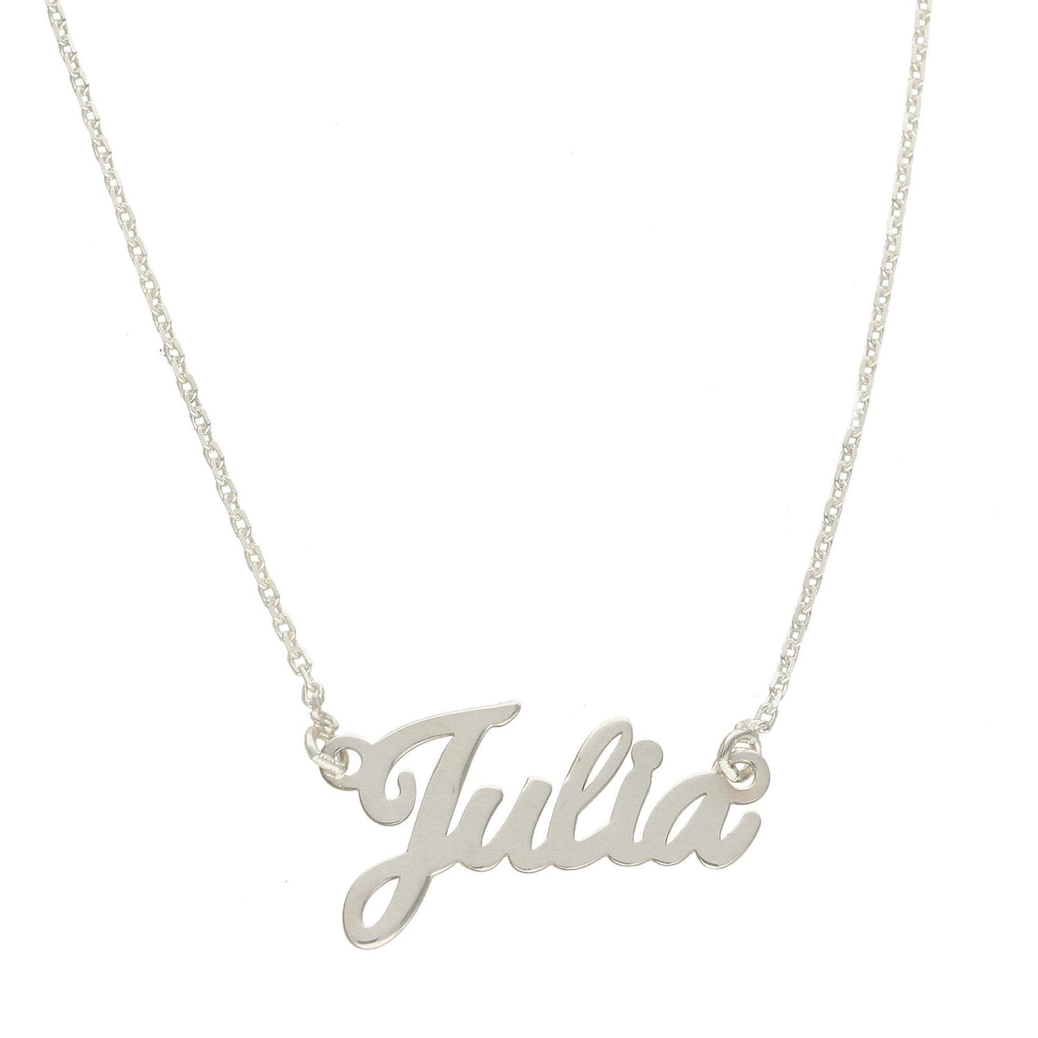 Srebrny naszyjnik celebrytka z imieniem Julia DIA-NSZ-4928JULIA-925.jpg