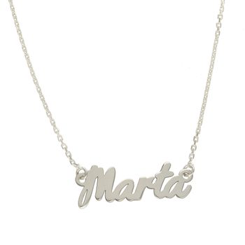 Srebrny naszyjnik celebrytka z imieniem Marta DIA-NSZ-4928MARTA-925.jpg