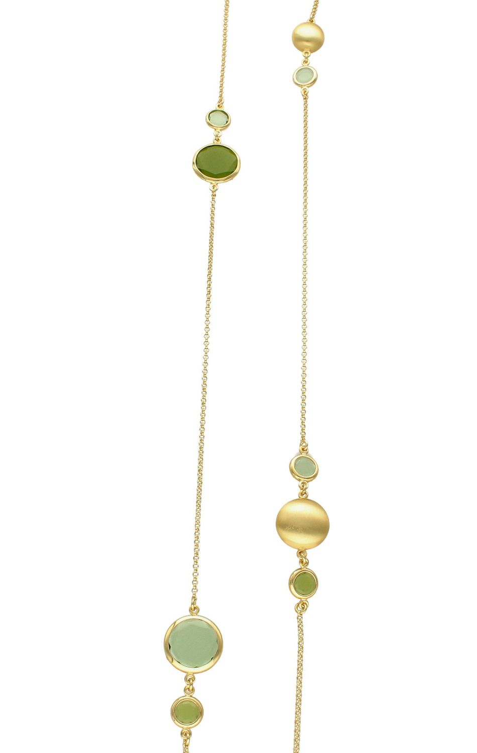 Pozłacany Naszyjnik Dall'acqua Sublime Jadeit 925 DIAMENT DIA-NSZ-5551-925 (1).jpg