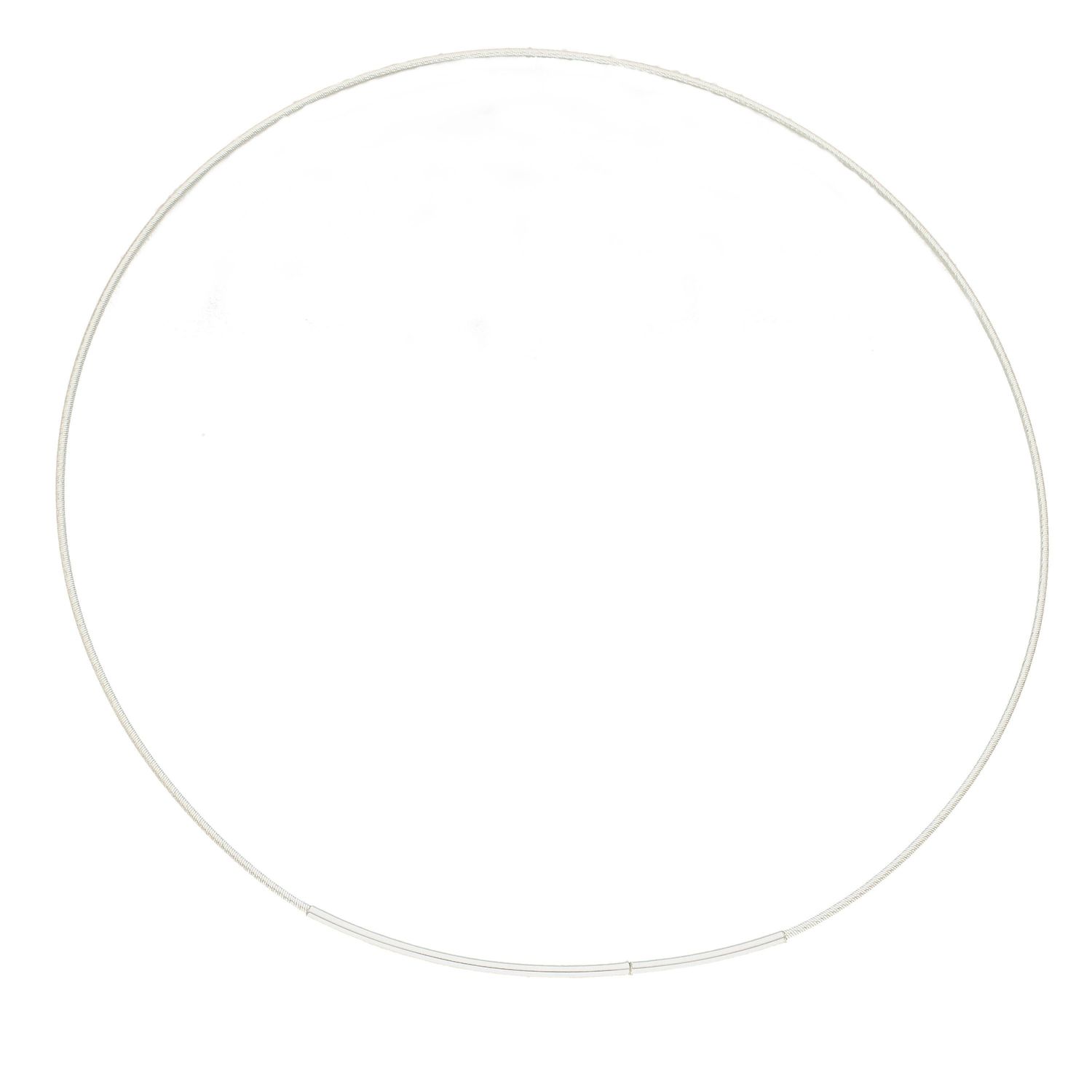 Srebrny naszyjnik ze sztywną rurką ozdobną DIA-NSZ-5590-925, Naszyjnik damski srebrny. Naszyjnik damski srebrny z ozdobną rurką..jpg