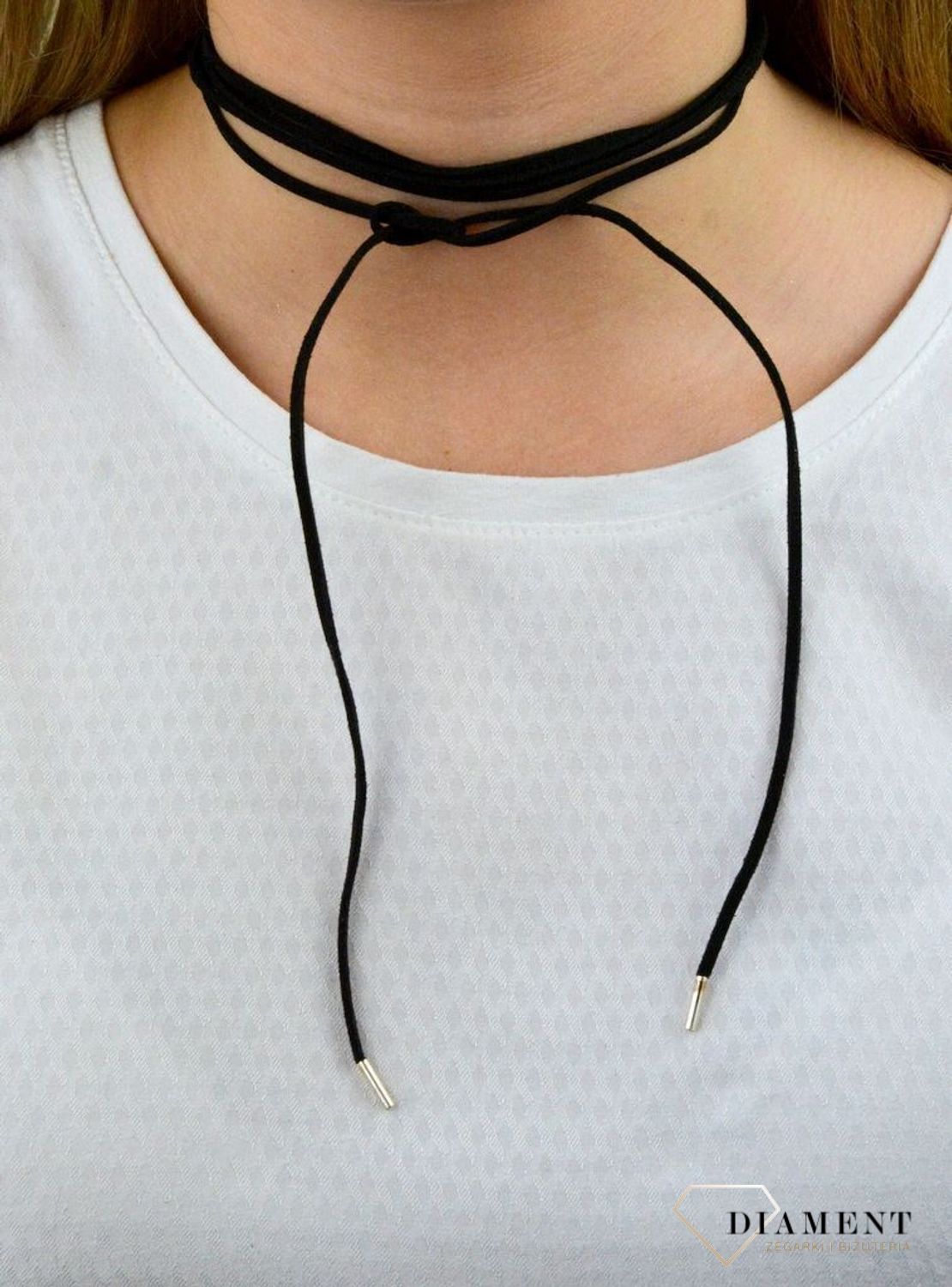 Naszyjnik damski typu choker czarny DIA-NSZ-5591-925.jpg