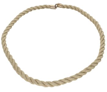 Naszyjnik beżowy uniwersalny Sznurek 8mm DIA-NSZ-5619-925.  Naszyjnik sznurek. Sznurek beżowy. Naszyjnik sznurek typu choker. Naszyjnik dla kobiety jak i mężczyzny. Naszyjnik boho. Naszyjnik na lato. Naszyj (1).jpg