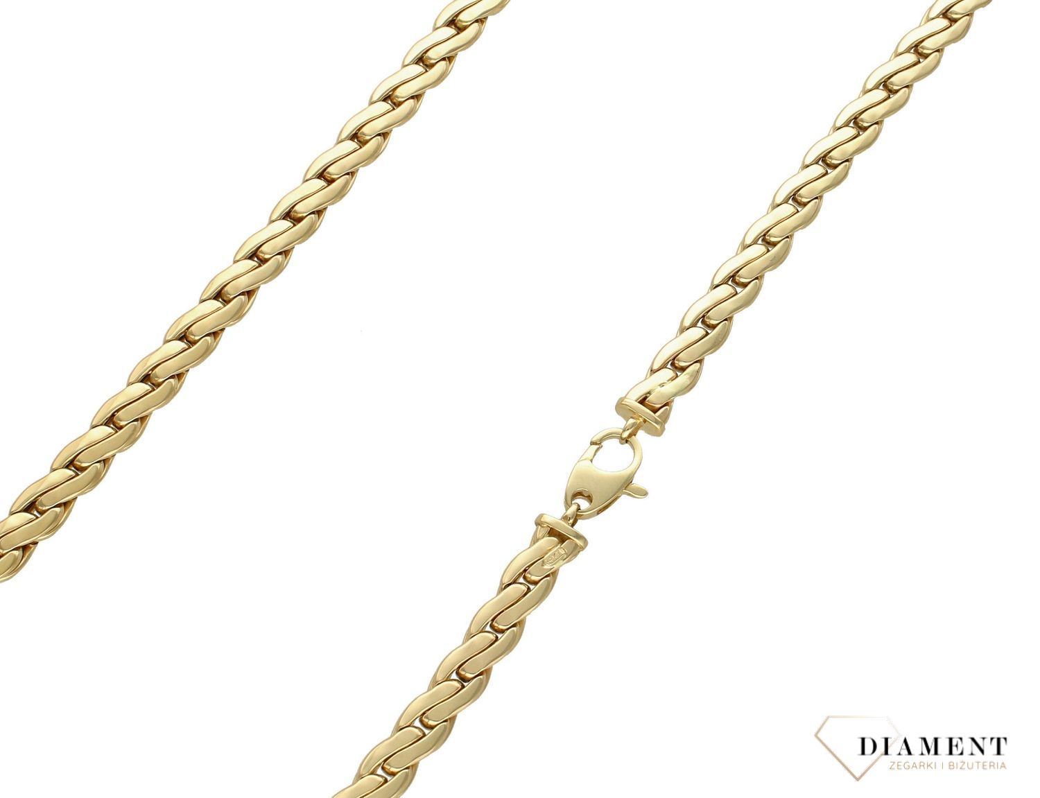Złoty naszyjnik 585 gruby splot DIA-NSZ-6189-585. Złoty naszyjnik damski. Złoty naszyjnik gruby splot. Złoty naszyjnik kolia. Złoty naszyjnik elegancki damski. Złoty naszyjnik gruby. Złoty naszyjnik ideal (1).jpg