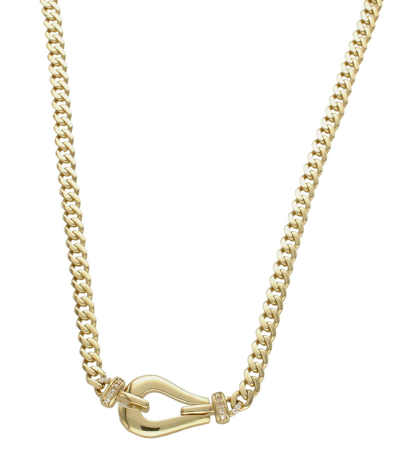 Złoty naszyjnik 585 z dużym elementem ozdobnym DIA-NSZ-6196-585. Złoty naszyjnik. Złoty naszyjnik pancerka. Złoty naszyjnik pancerka damski. Złoty naszyjnik z zawieszką. Złoty  (1).jpg