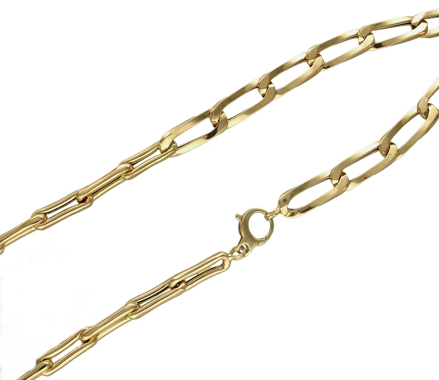 Naszyjnik złoty 585 grube podłużne oczka DIA-NSZ-6526-585. Złoty naszyjnik damski. Naszyjnik złoty gruby. Naszyjnik damski ze złota. Naszyjnik z podłużnych oczek. Naszyjnik złoty idealny na prezent dla kobiety. Złoty naszyjnik (1).jpg