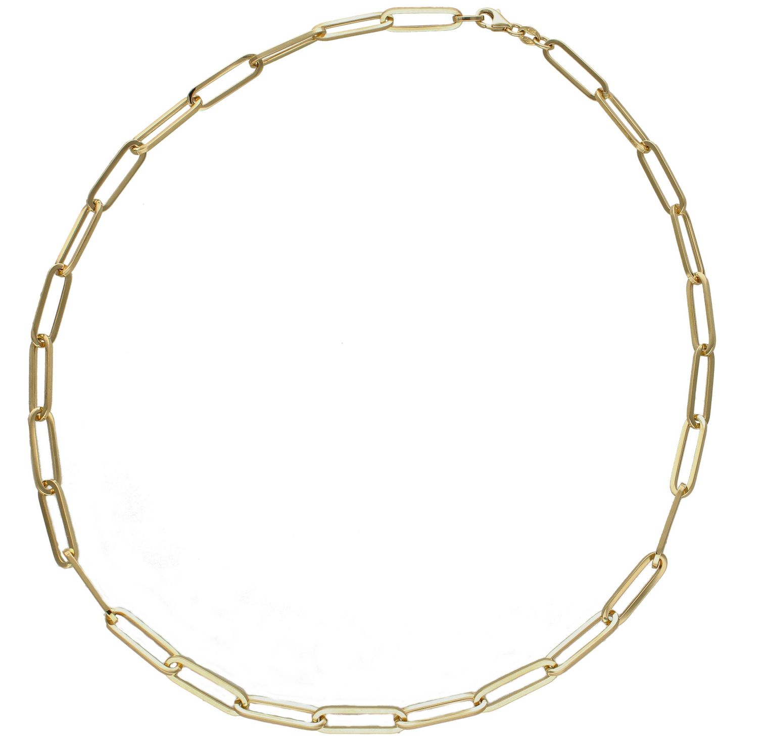 Złoty naszyjnik 585 podłużne łączone oczka DIA-NSZ-6527-585.  Złoty naszyjnik damski. Naszyjnik złoty podłużne ogniwa. Naszyjnik damski ze złota. Naszyjnik złoty elegancki. Naszyjnik złoty idealny na prezent dla kobiety.  (1).jpg