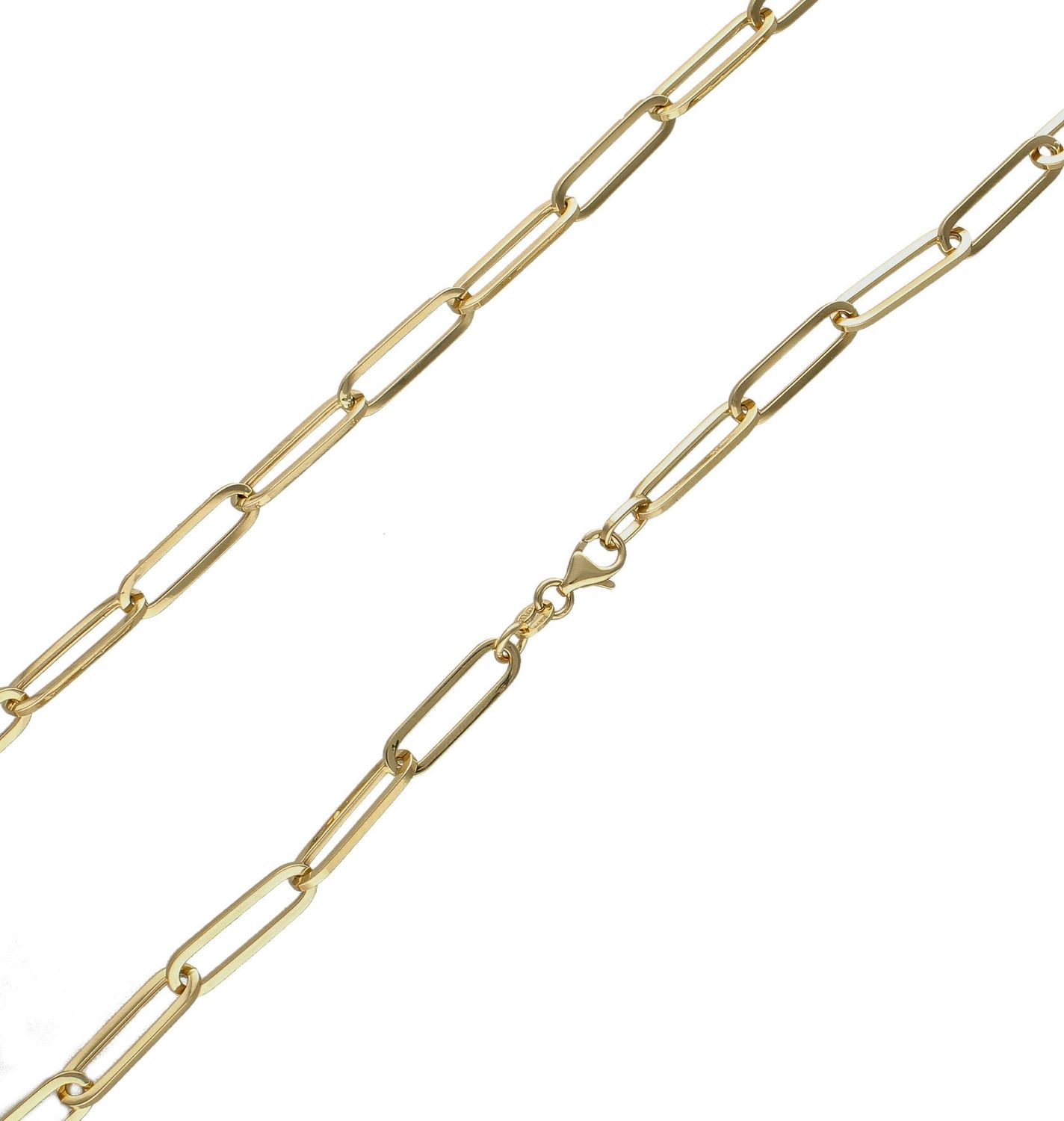 Złoty naszyjnik 585 podłużne łączone oczka DIA-NSZ-6527-585.  Złoty naszyjnik damski. Naszyjnik złoty podłużne ogniwa. Naszyjnik damski ze złota. Naszyjnik złoty elegancki. Naszyjnik złoty idealny na prezent dla kobiety.  (1).jpg