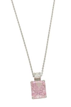 Srebrny naszyjnik różowa cyrkonia DIA-NSZ-6569-925. Klasyczny, lecz efektowny dodatek jest idealnym pomysłem na prezent dla kobiety w każdym wieku. Klasyczny, elegancki naszyjnik. Mieniący się różowy naszyjnik (1).jpg