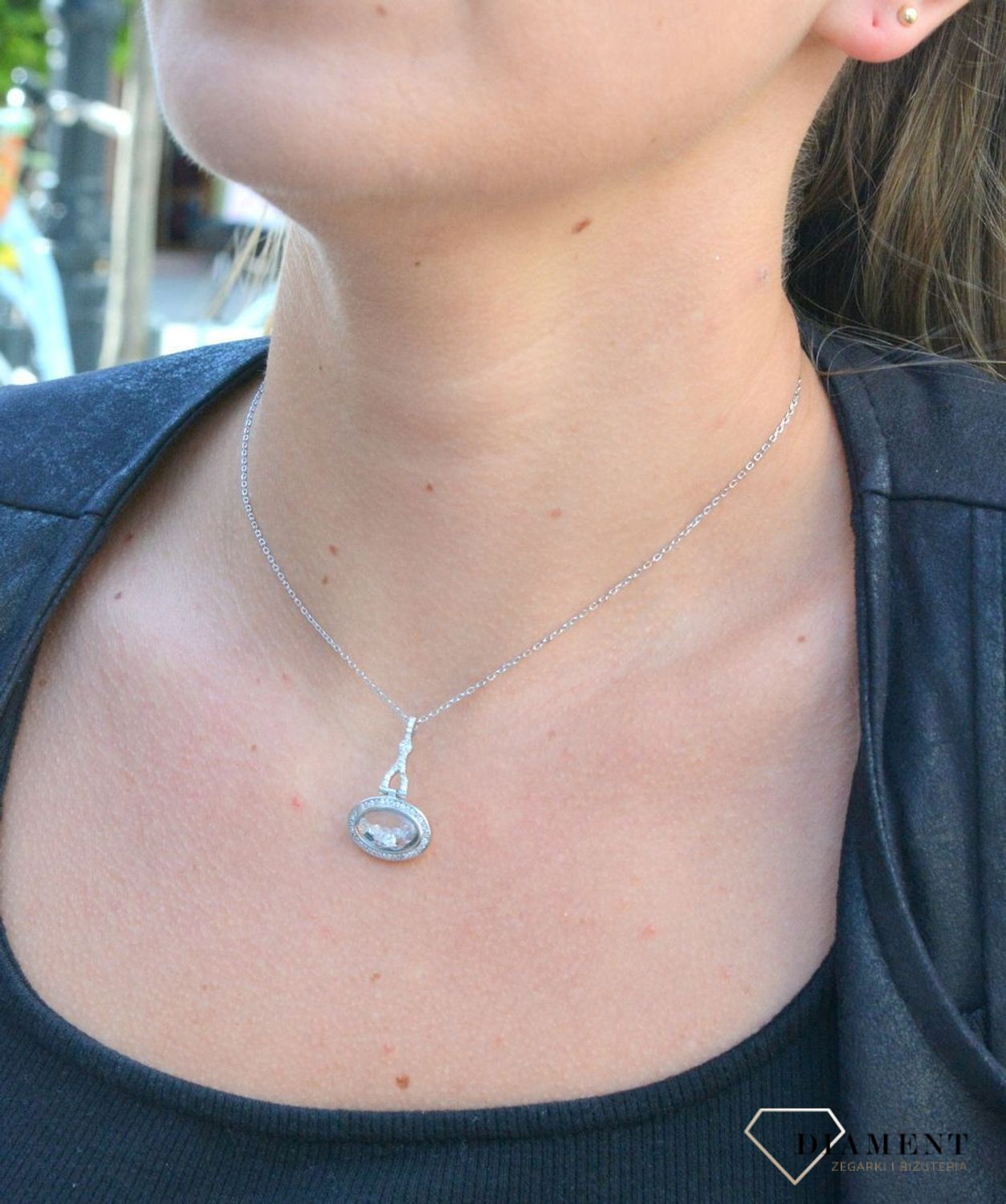 Naszyjnik srebrny celebrytka 'Błyszczące cyrkonie' DIA-NSZ-6791-925. Naszyjnik srebrny celebrytka. Srebrny naszyjnik damski. Naszyjnik damski z cyrkoniami. Srebrny naszyjnik celebrytka na każdą okazję. Naszyjnik celebrytka id.jpg