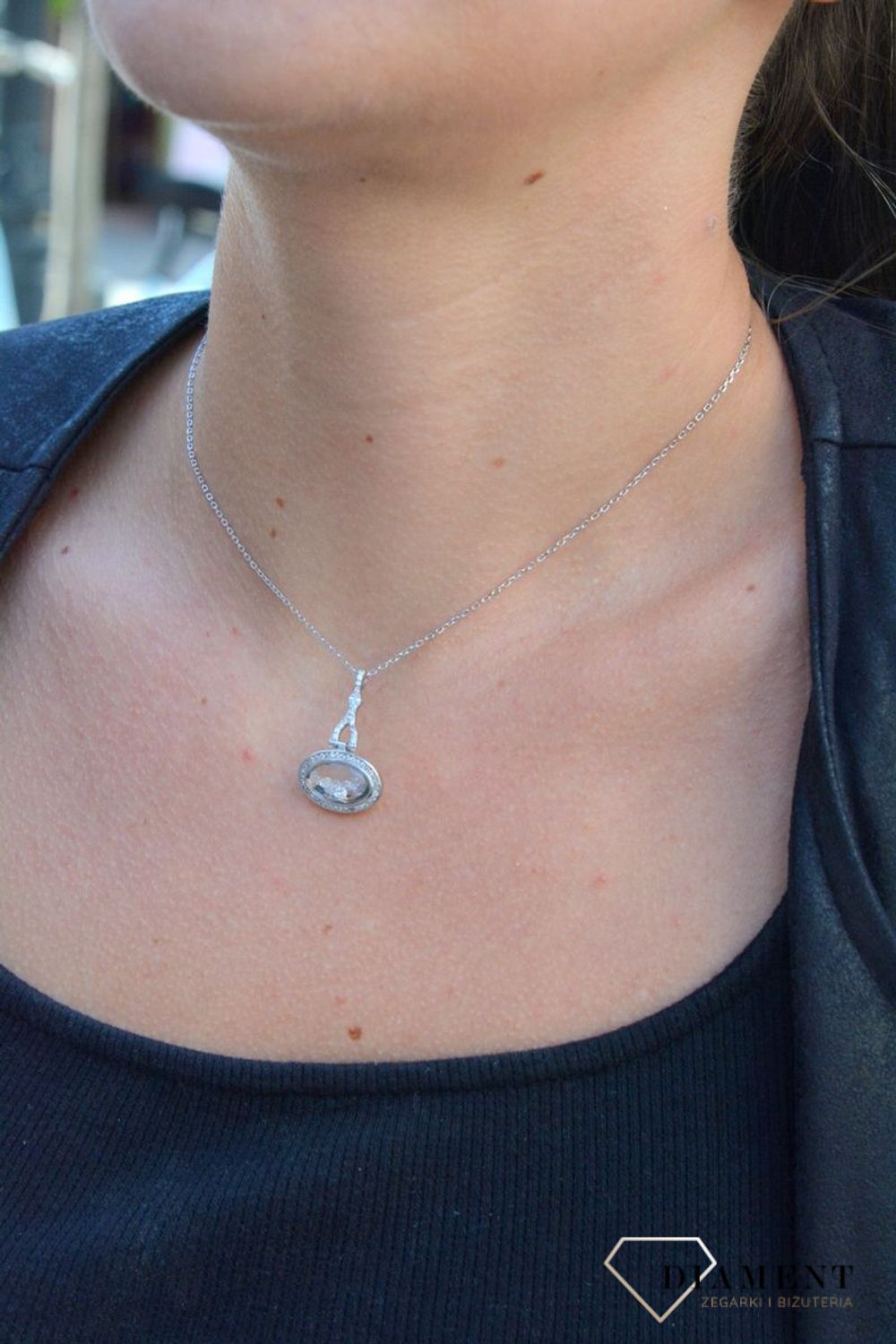 Naszyjnik srebrny celebrytka 'Błyszczące cyrkonie' DIA-NSZ-6791-925. Naszyjnik srebrny celebrytka. Srebrny naszyjnik damski. Naszyjnik damski z cyrkoniami. Srebrny naszyjnik celebrytka na każdą okazję. Naszyjnik celebrytka id.jpg