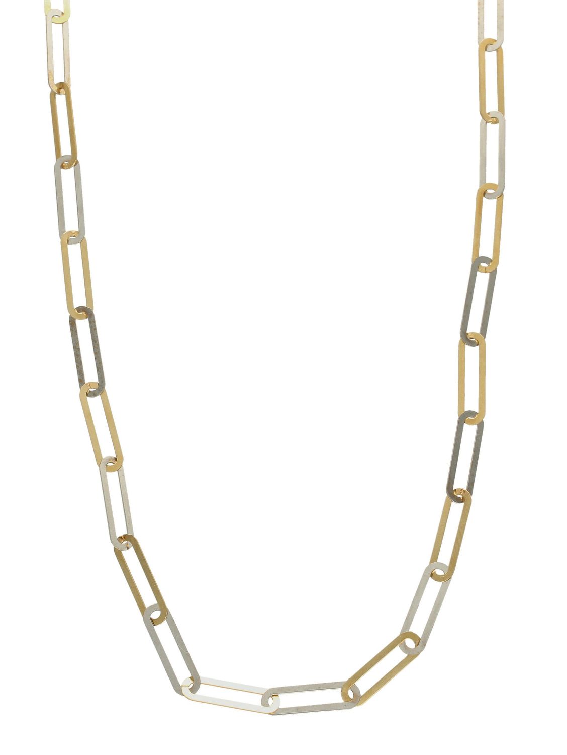 Złoty naszyjnik 585 damski z białego i żółtego złota DIA-NSZ-8141-585. Piękne połączenie białego i żółtego złota w unikatowym naszyjniku sklepu jubilerskiego Diament, urzeka olśniewającym blaskiem kruszcu, który wspaniale podk.jpg