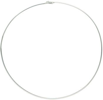 Srebrny naszyjnik damski DIA-NSZ-8534-925 – elegancka linka sztywna o długości 42 cm. Wykonany ze srebra próby 925, waży ok. 5,4 g i posiada praktyczne zapięcie na karabińczyk. 1.jpg