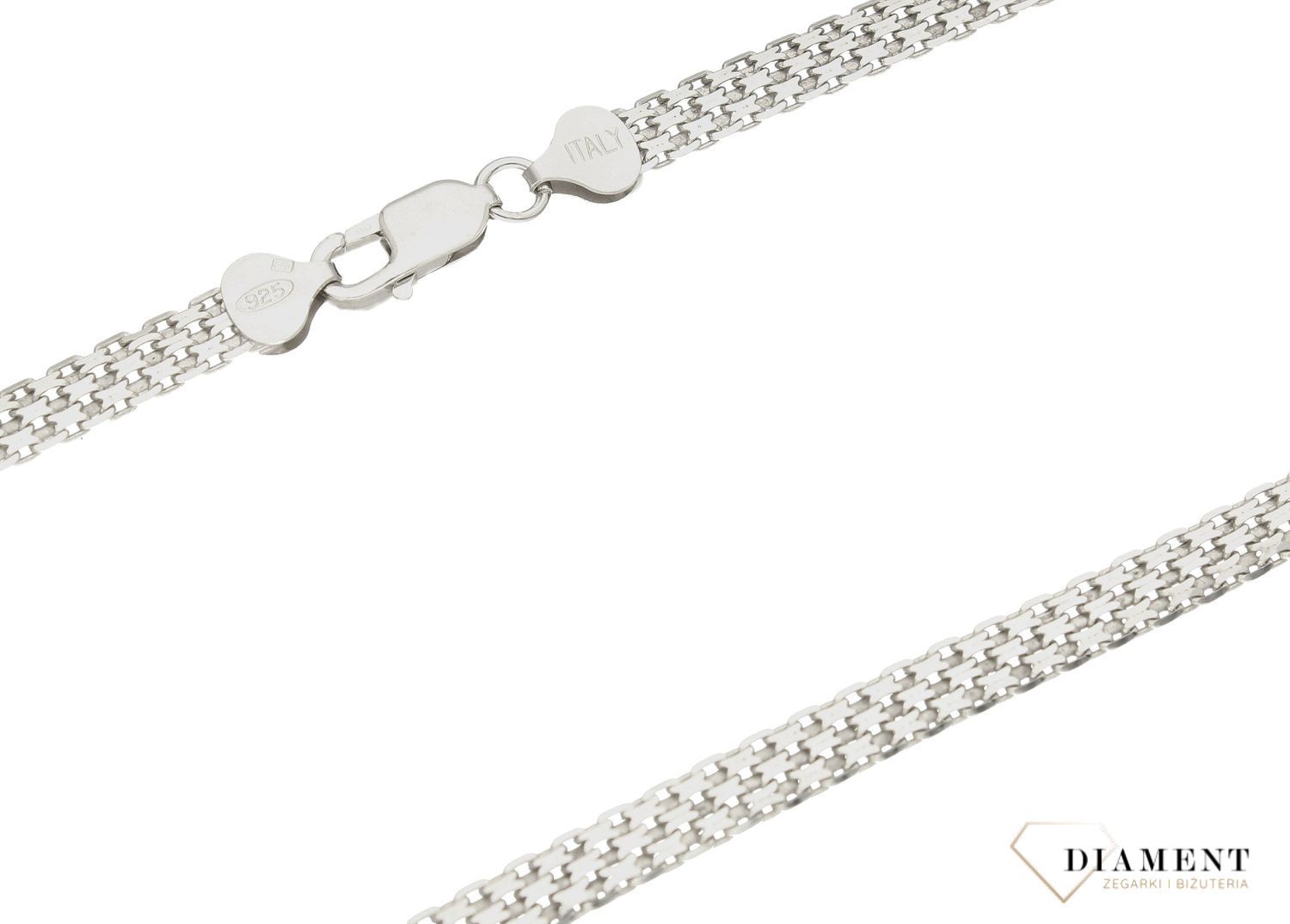 Srebrny naszyjnik damski ozdobna kolia DIA-NSZ-9571-925. Srebrny naszyjnik damski. Naszyjnik srebrny idealny na prezent. Naszyjnik srebrny elegancki. Srebrna kolia (1).jpg