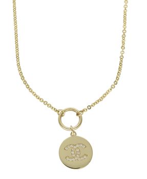 Naszyjnik złoty 585 Modny wzór Chanelki DIA-NSZ-9704-585 (2).jpg