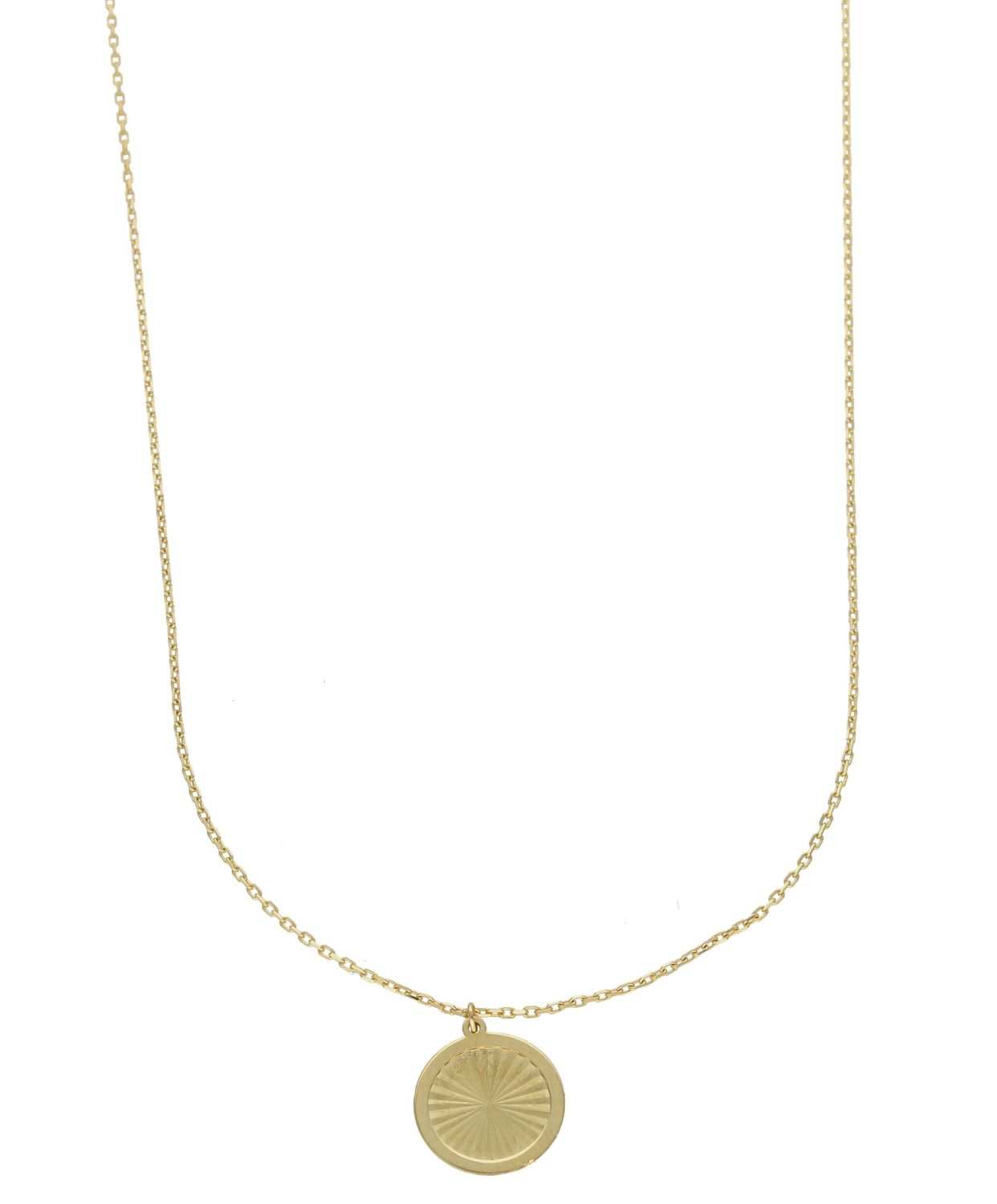 Złoty naszyjnik 585 z okrągłą blaszką DIA-NSZ-9708-585.jpg