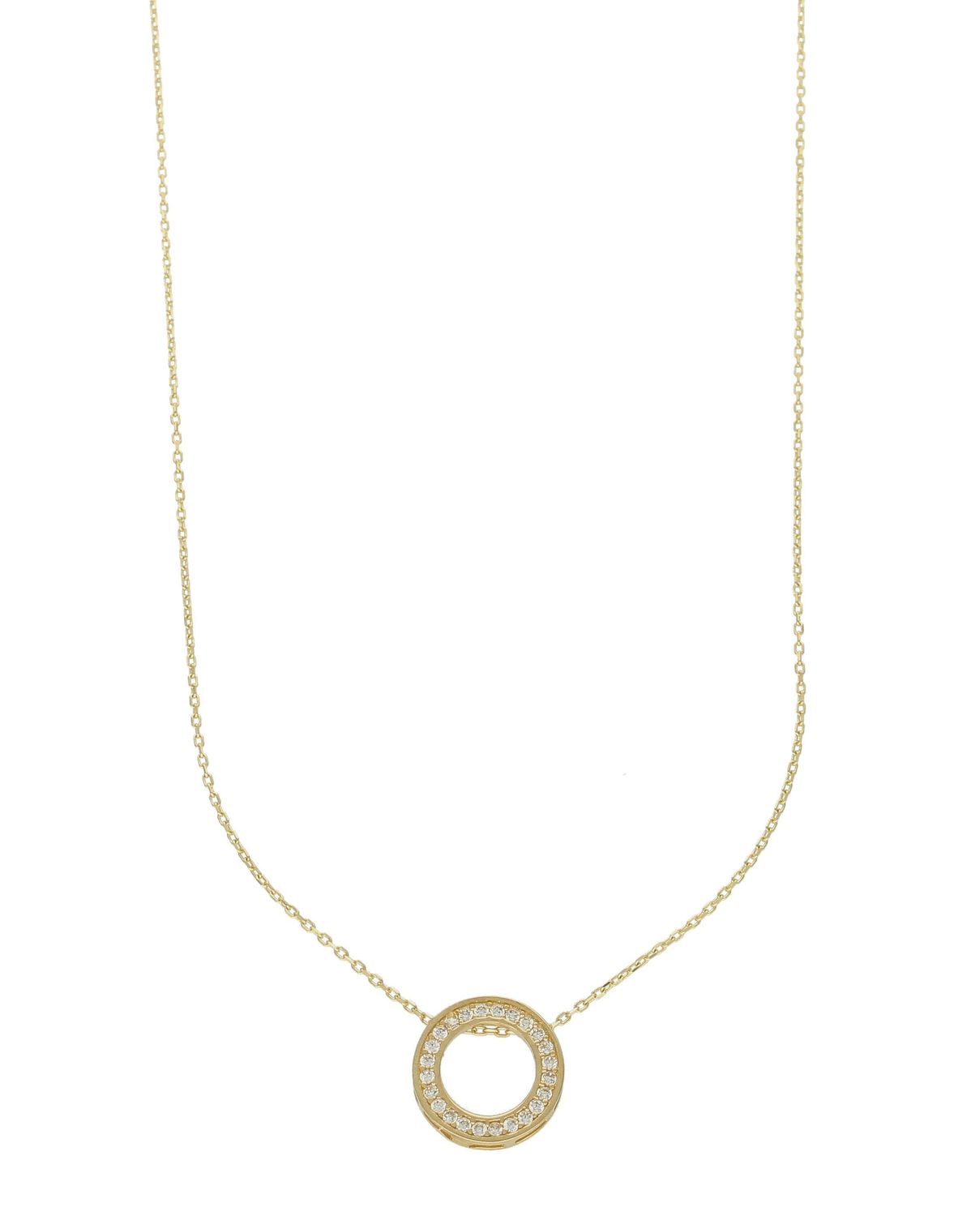 Naszyjnik złoty 585 z okrągłą zawieszką DIA-NSZ-9713-585 (2).jpg