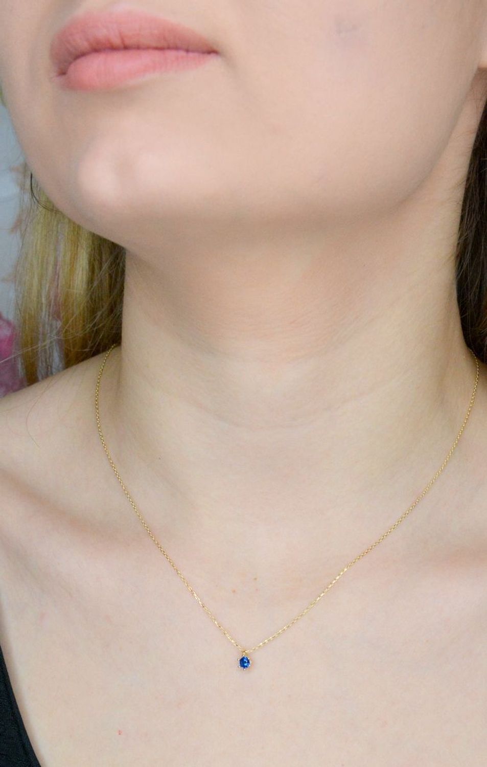Naszyjnik złoty 585 z cyrkonią w kolorze szafiru DIA-NSZ-9718-585 (2).jpg