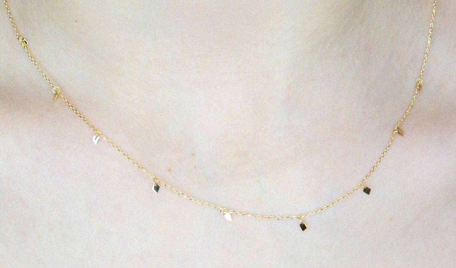 Naszyjnik złoty 585 celebrytka z rombami DIA-NSZ-9723-58 (2).jpg