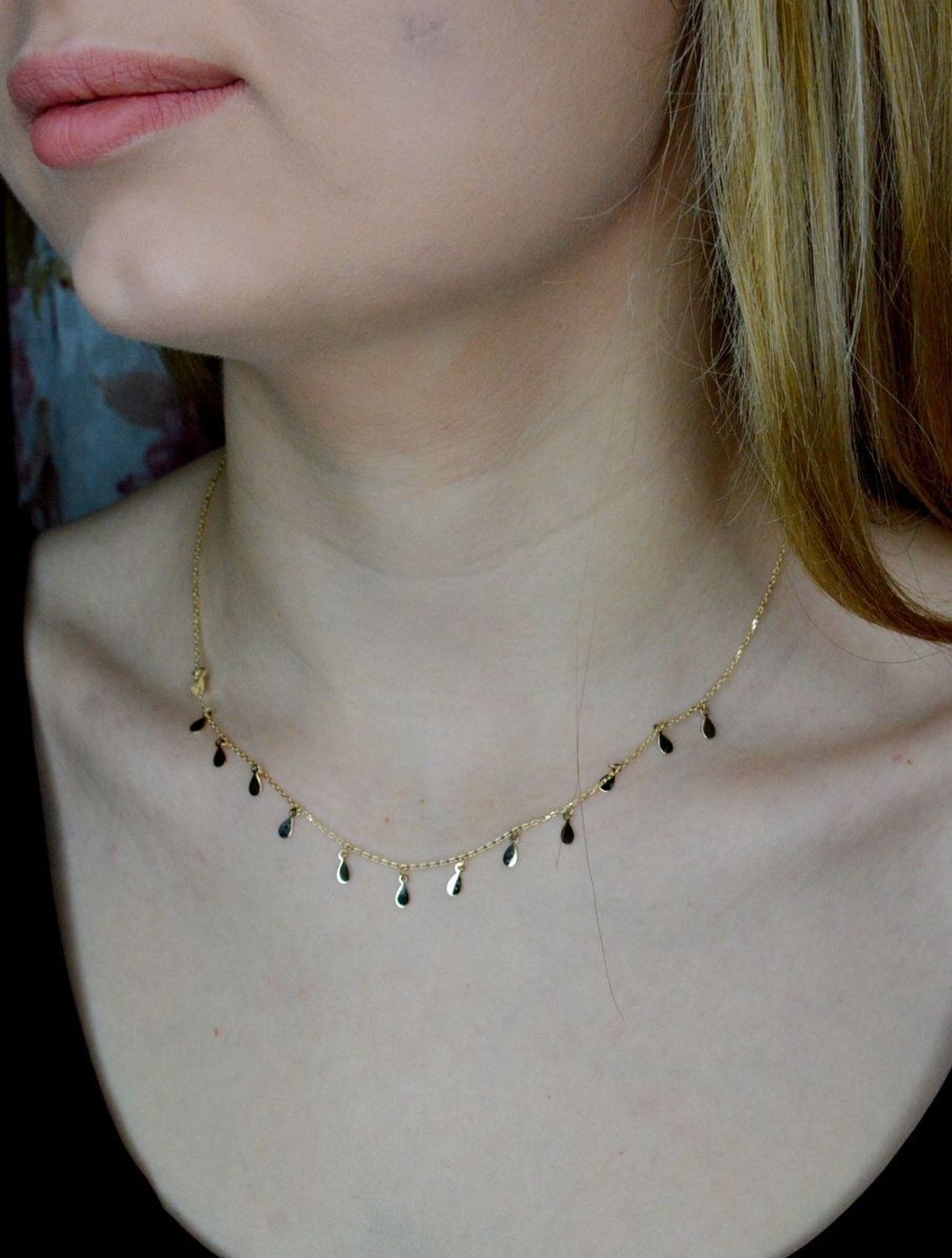 Naszyjnik złoty 585 z małymi zawieszkami DIA-NSZ-9724-585 (2).jpg