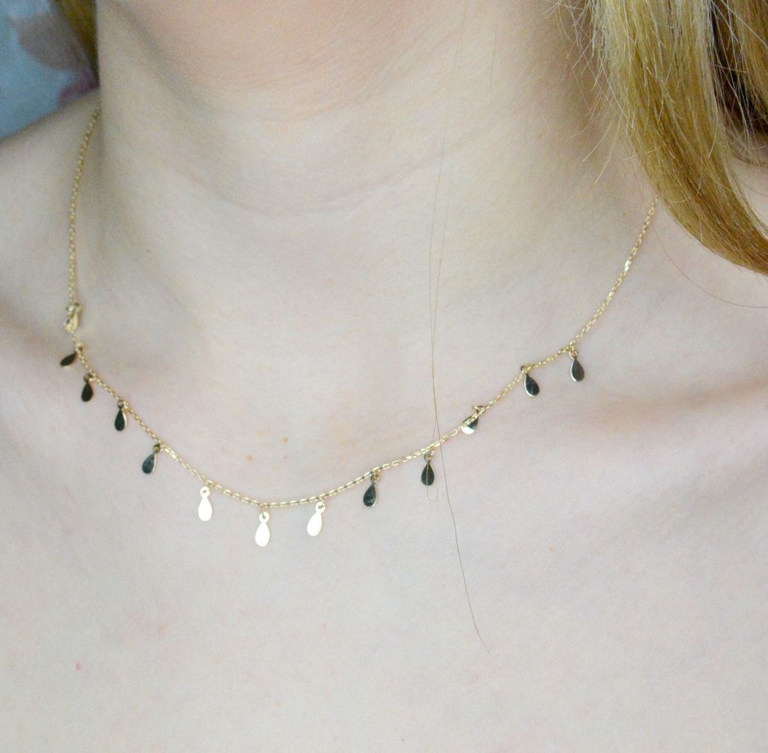 Naszyjnik złoty 585 z małymi zawieszkami DIA-NSZ-9724-585 (2).jpg