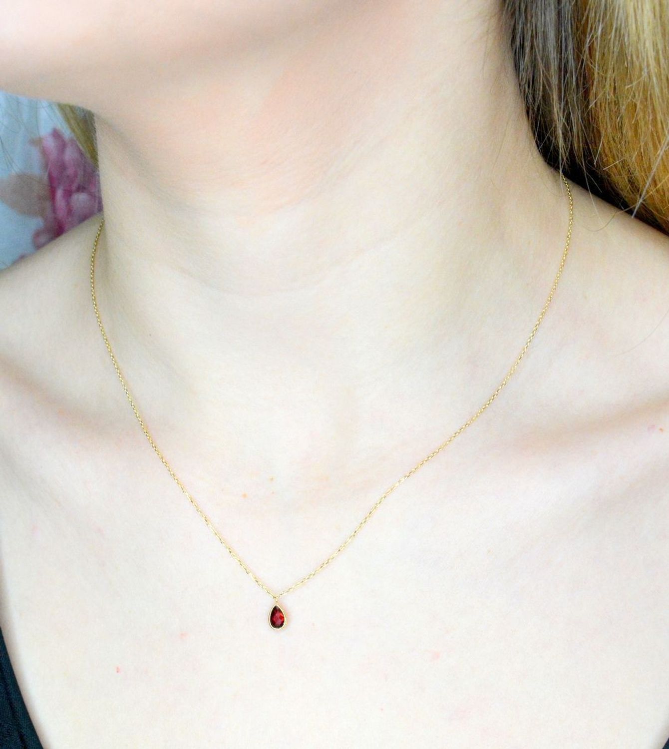 Naszyjnik złoty 585 z czerwoną cyrkonią DIA-NSZ-9726-585 (2).jpg