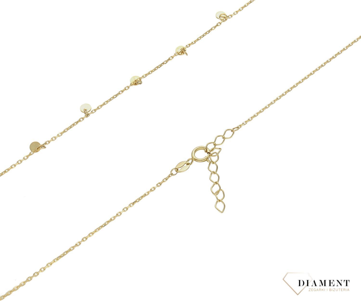 Naszyjnik złoty 585 celebrytka z kółeczkami DIA-NSZ-9728-58 (1).jpg