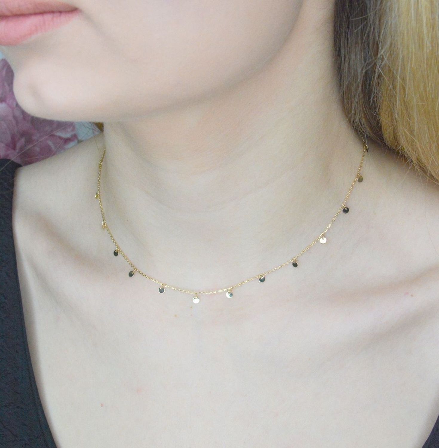 Naszyjnik złoty 585 celebrytka z kółeczkami DIA-NSZ-9728-58 (1).jpg