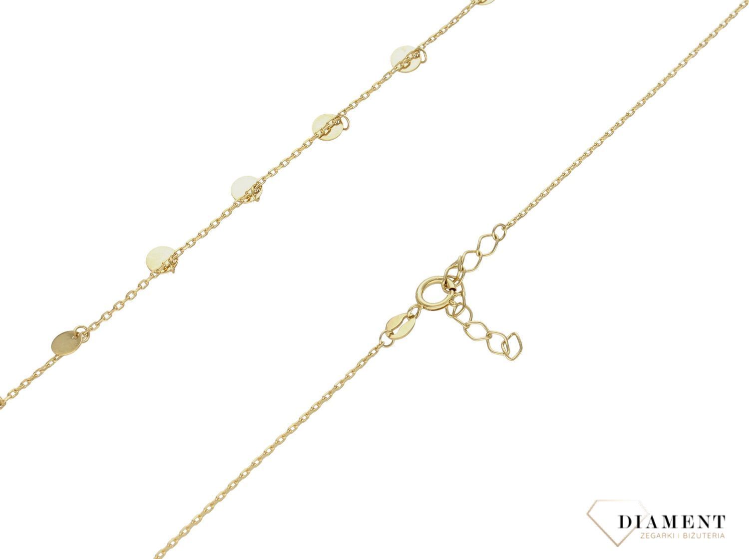 Naszyjnik złoty 585 celebrytka z kółeczkami DIA-NSZ-9729-585 (1).jpg
