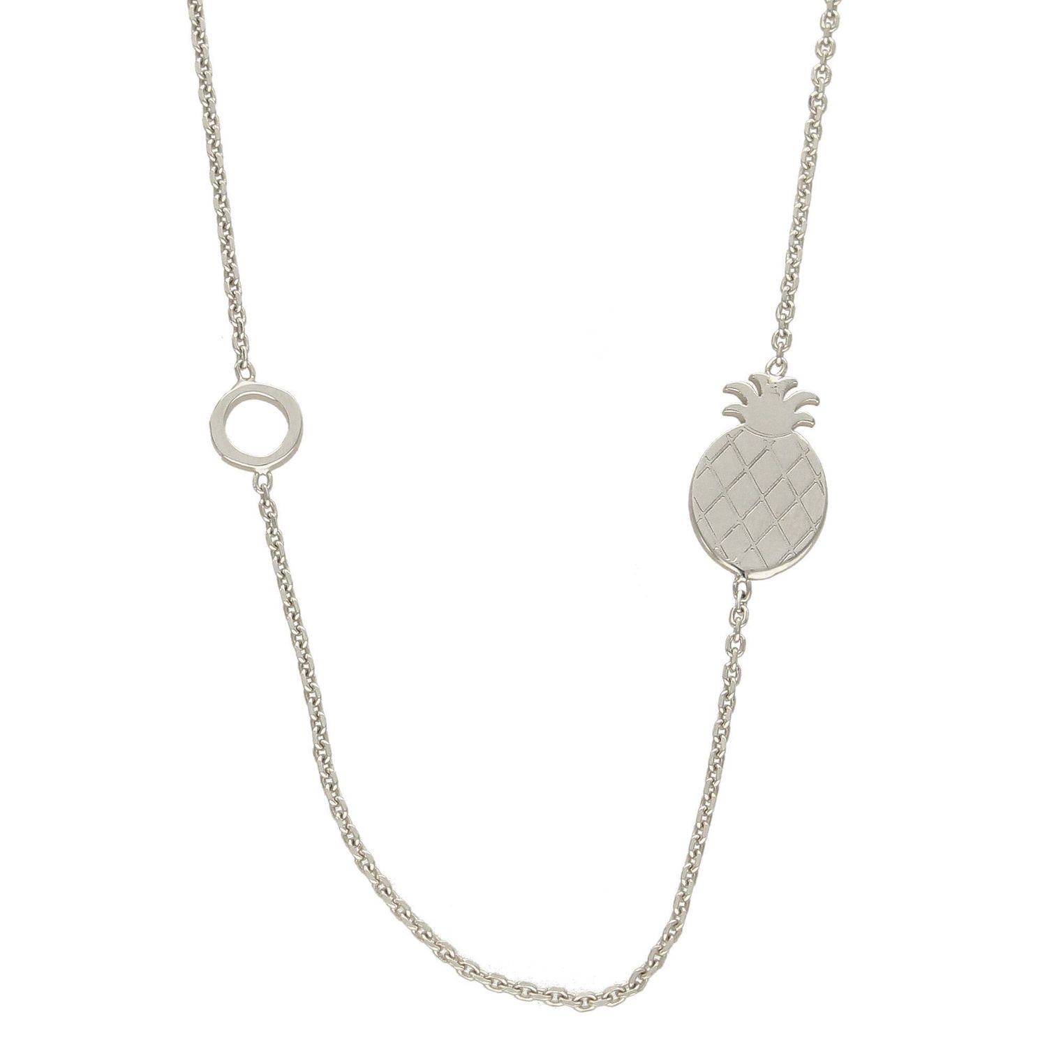 Srebrny naszyjnik celebrytka kółko z ananasem DIA-NSZ-ANANAS1-925.jpg