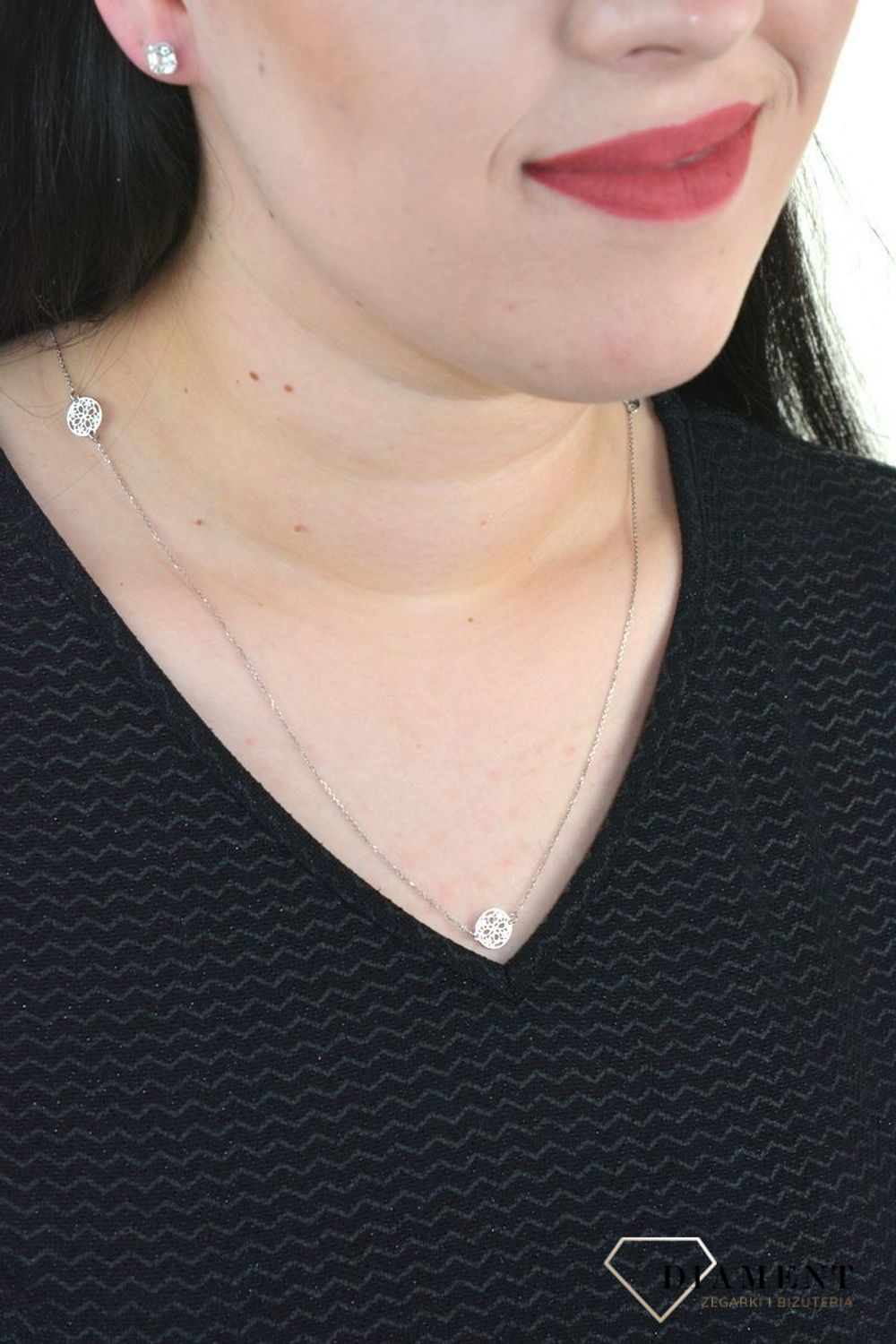 Srebrny naszyjnik celebrytka ażurowe koła DIA-NSZ-APARTI15-925.jpg