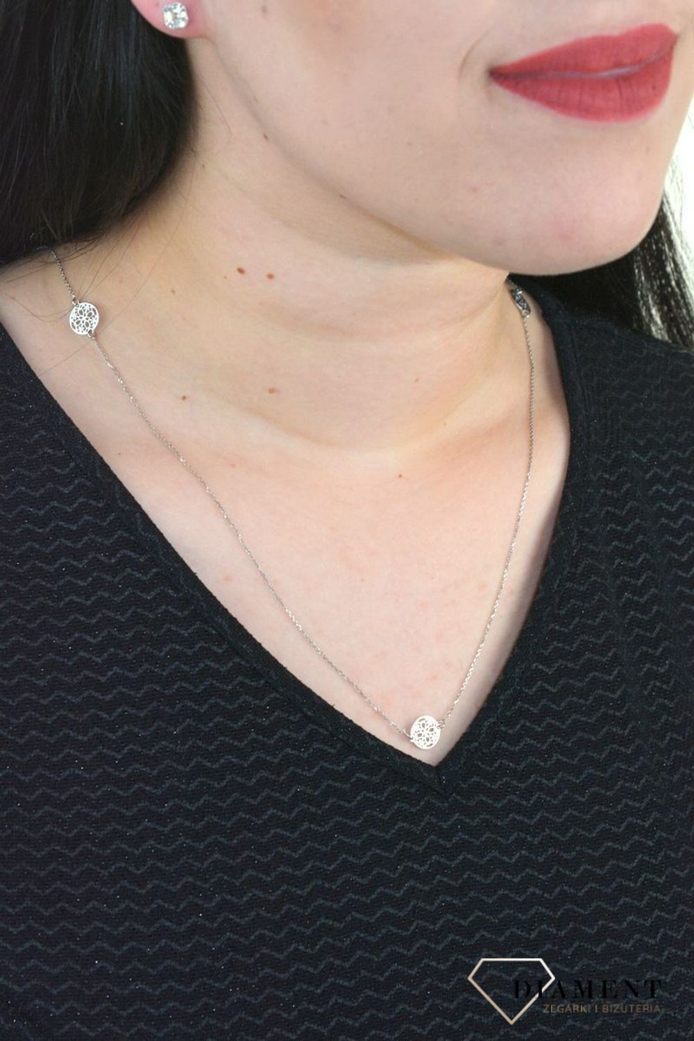 Srebrny naszyjnik celebrytka ażurowe koła DIA-NSZ-APARTI15-925.jpg