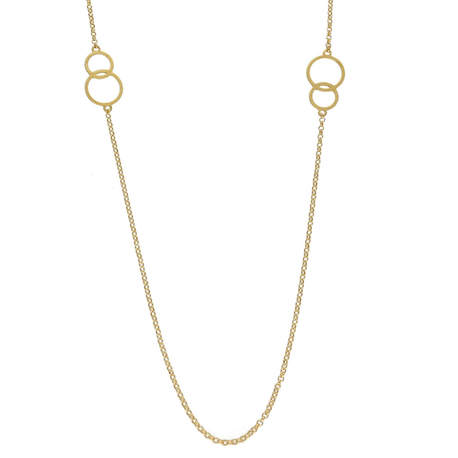 Srebrny naszyjnik celebrytka pozłacane łączone koła DIA-NSZ-APARTI3-925.jpg