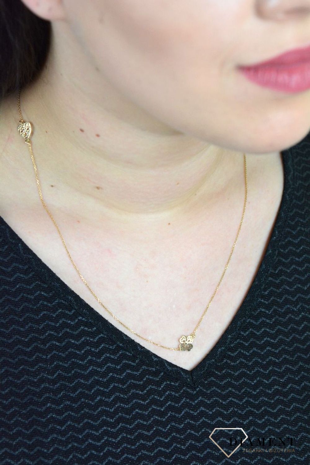 Srebrny naszyjnik celebrytka ażurowe serce, kółko, koniczynka DIA-NSZ-APARTI7-925..jpg