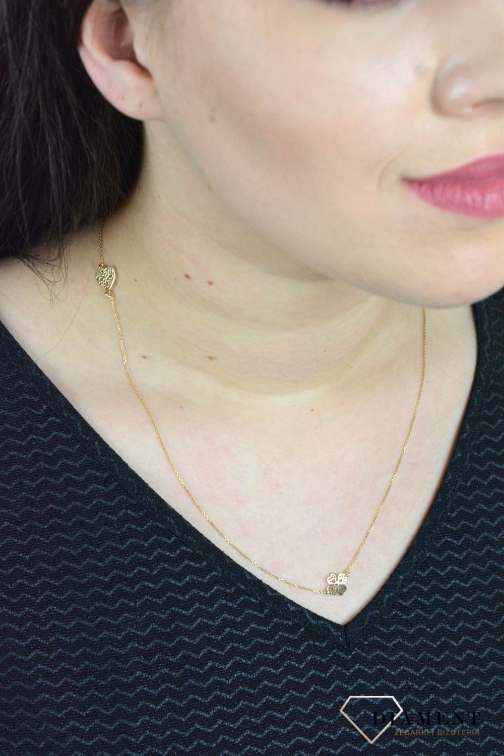 Srebrny naszyjnik celebrytka ażurowe serce, kółko, koniczynka DIA-NSZ-APARTI7-925..jpg