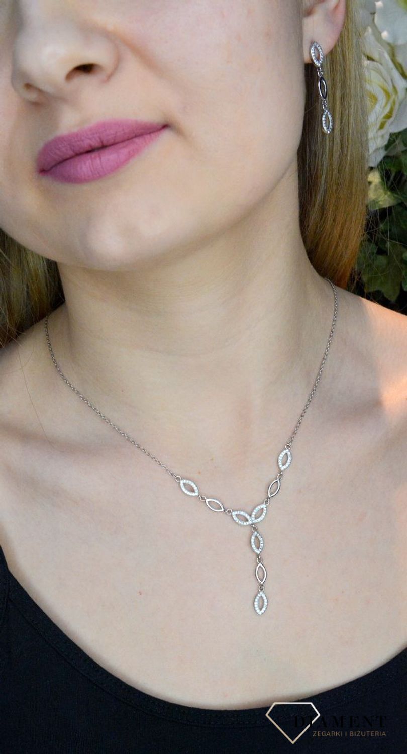 Srebrny naszyjnik Ślubna Kolia z cyrkonią DIA-NSZ-APARTI92-925.jpg