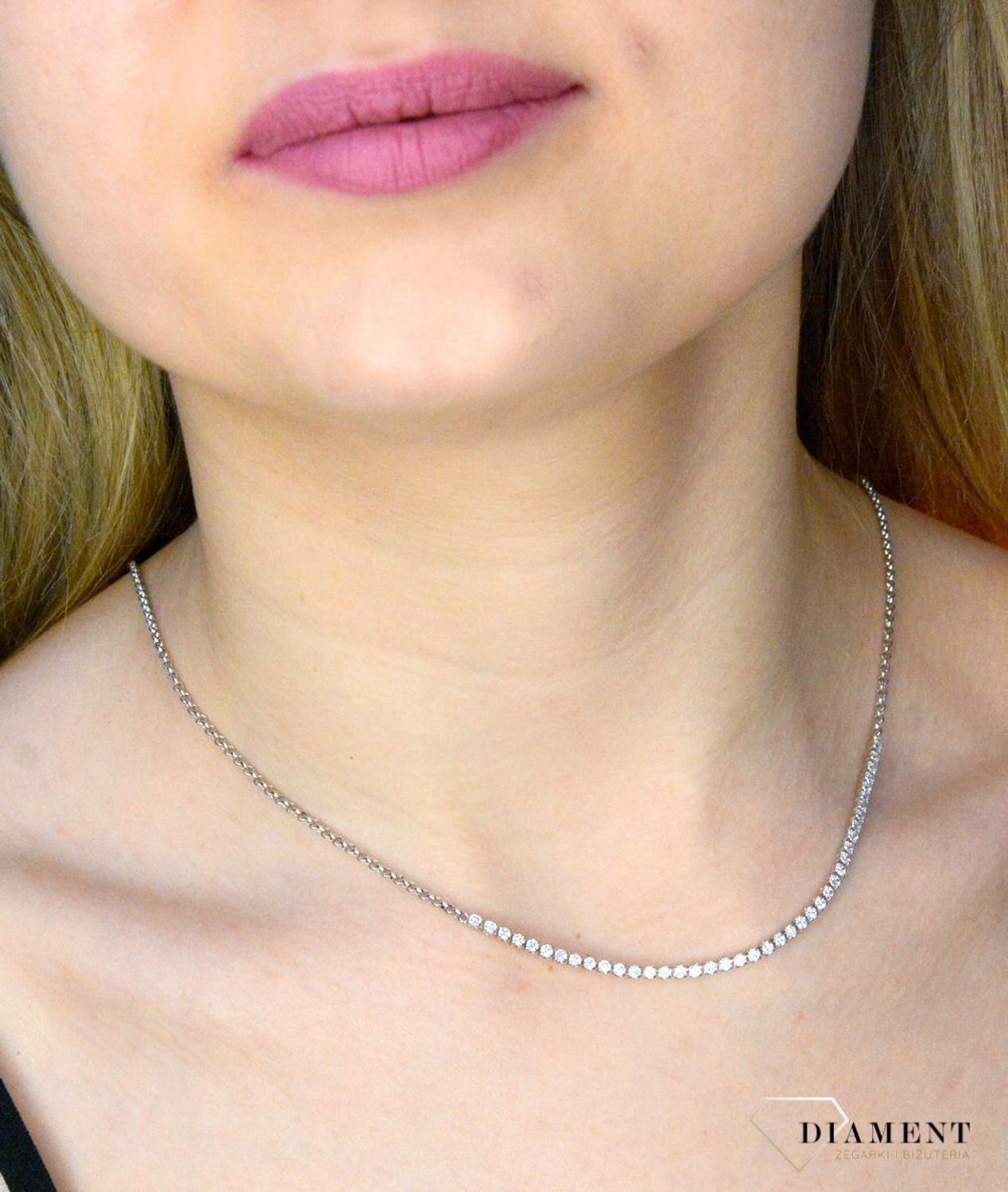 Srebrny naszyjnik ozdobiony błyszczącą cyrkonią DIA-NSZ-APARTI93-925.jpg