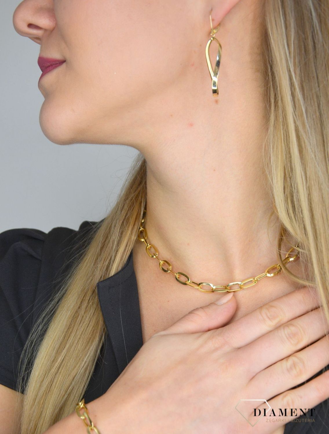 Złoty naszyjnik z dużych ogniw 585 DIA-NSZ-B7IM200MR350NE.jpg
