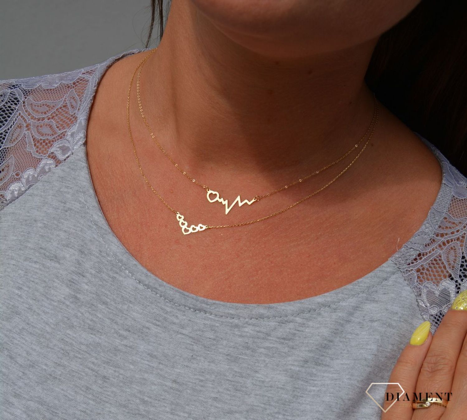 Złoty naszyjnik celebrytka 333 linia życia i serce.jpg