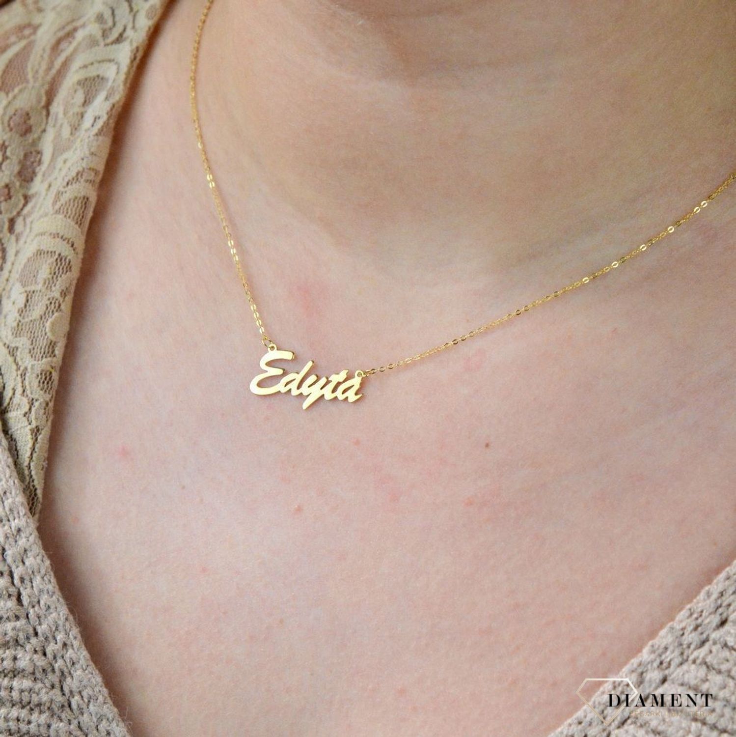 Złota celebrytka 333 z imieniem EDYTA DIA-NSZ-CEL235NG8KEDYTA-333.jpg