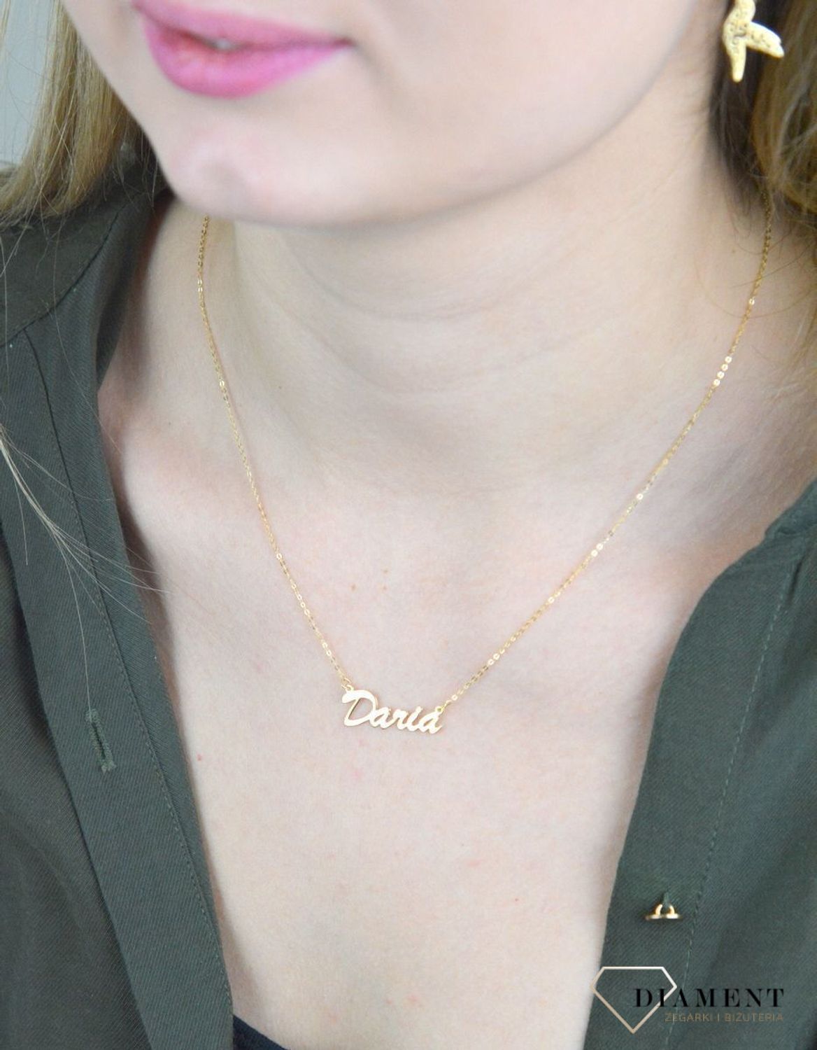 Złota celebrytka 333 z imieniem DARIA DIA-NSZ-CEL243NG8KDARIA-333.jpg