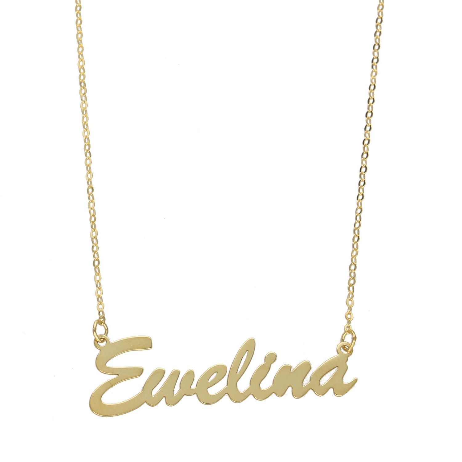 Złoty naszyjnik celebrytka z imieniem EWELINA CEL244NG8KEWELINA.jpg