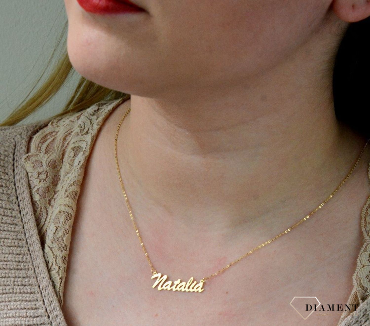 Złota celebrytka 333 z imieniem NATALIA DIA-NSZ-CEL245NG8KNATALIA-333.jpg