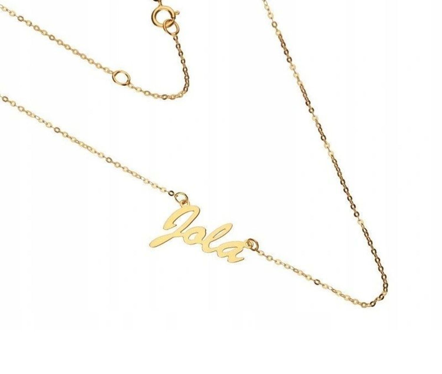 Złoty naszyjnik celebrytka z imieniem JOLA DIA-NSZ-CEL252NG8KJOLA-333.jpg