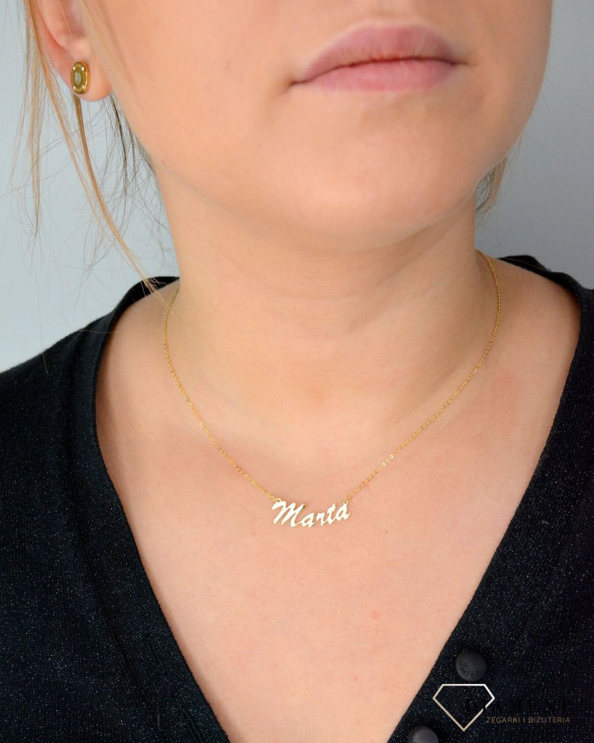 Złoty naszyjnik celebrytka z imieniem MARTA DIA-NSZ-CEL275NG8KMARTA-333.jpg