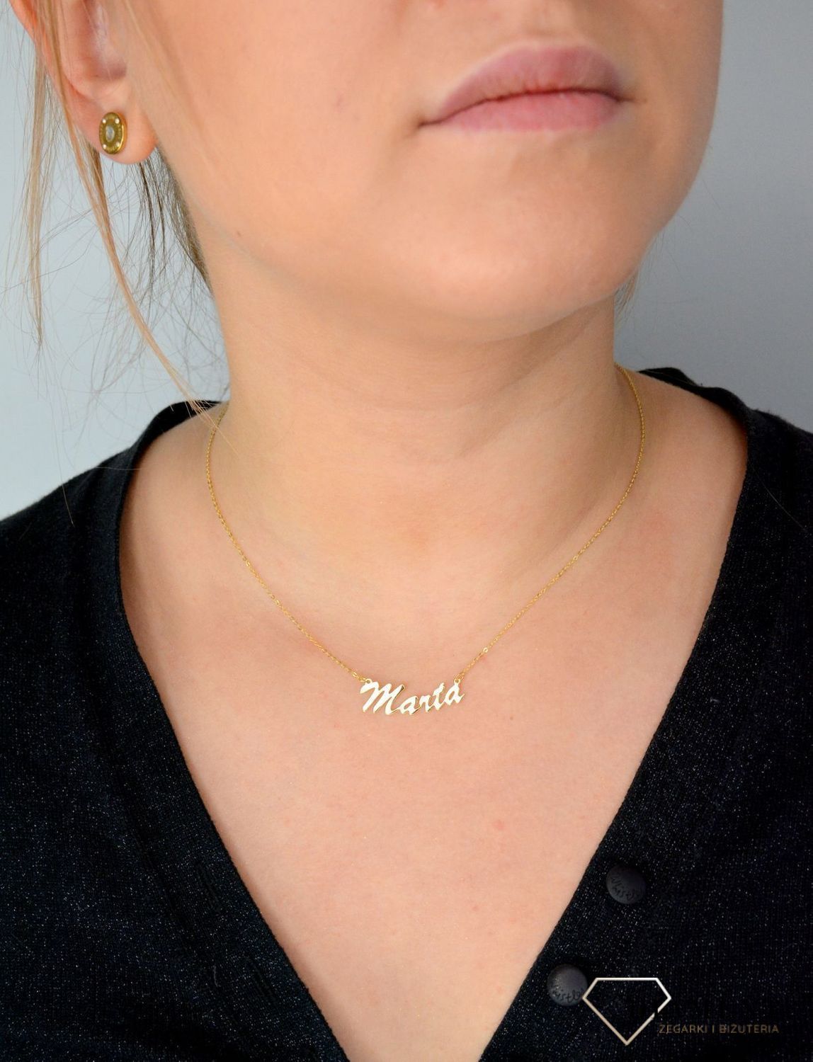 Złoty naszyjnik celebrytka z imieniem MARTA DIA-NSZ-CEL275NG8KMARTA-333.jpg