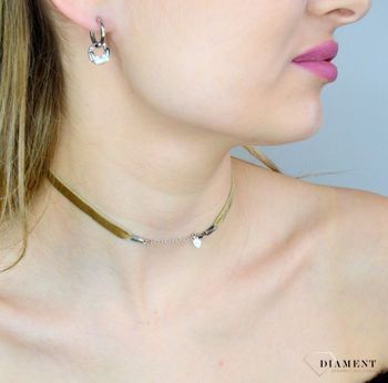 Naszyjnik choker na szyję beżowy z regulacją DIA-NSZ-CHOKER-BEŻOWY-925 (1).JPG