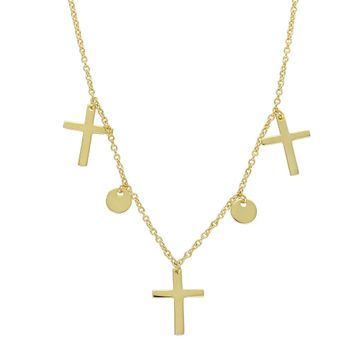 Naszyjnik celebrytka krzyże  DIA-NSZ-CHOKER17-925.jpg