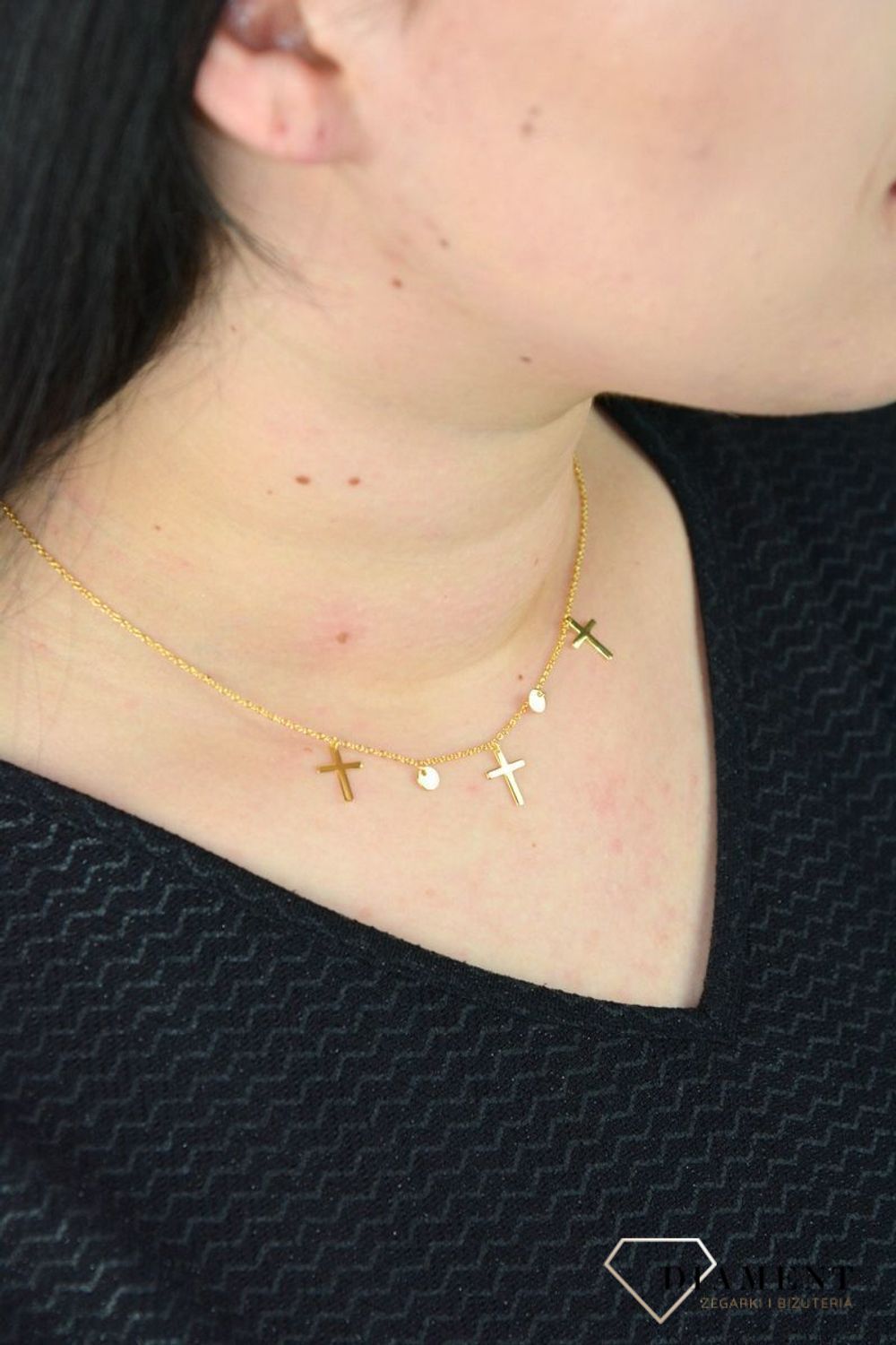Naszyjnik celebrytka krzyże  DIA-NSZ-CHOKER17-925.jpg