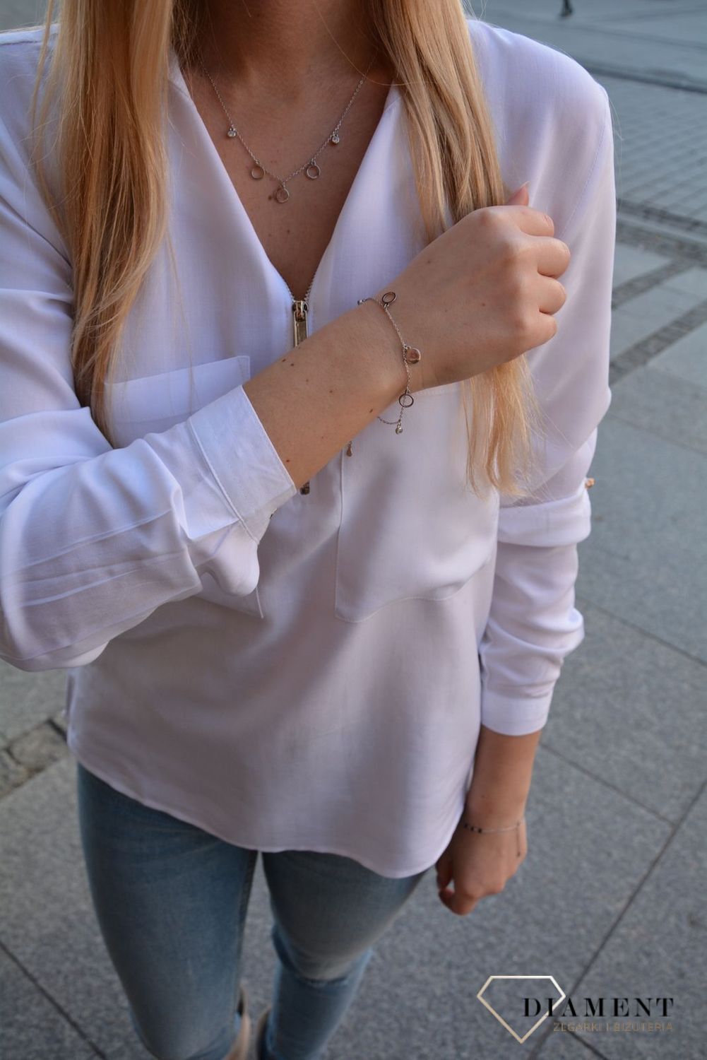 Srebrny naszyjnik celebrytka choker z wiszącymi elementami DIA-NSZ-CHOKER2-925.jpg